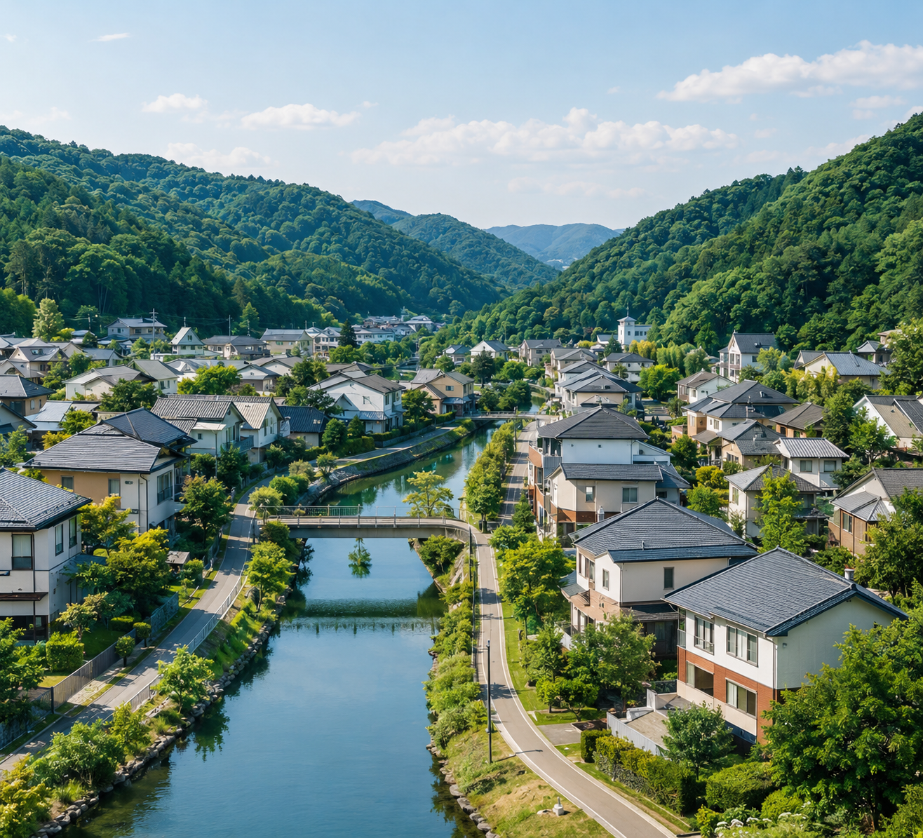 地域の街並みのイメージ