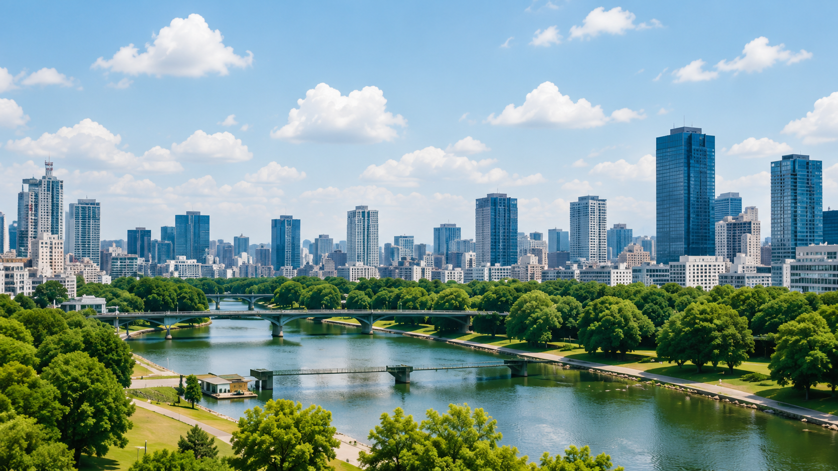 未来と地域を象徴する街並み